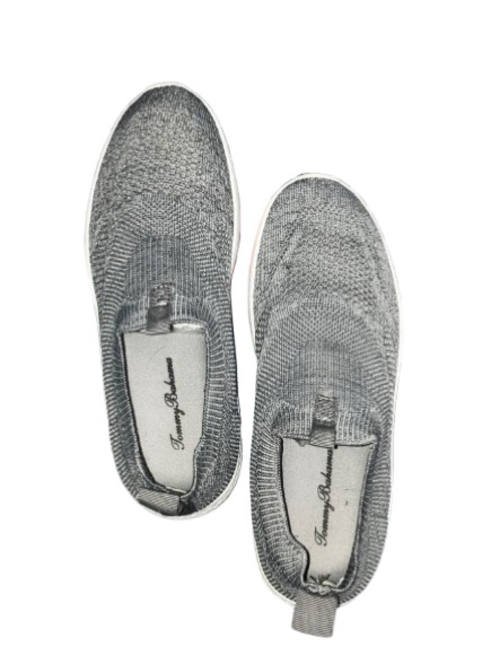 Tommy Bahama Women’s Shoes 7.5 Flint Knit Memory Foam Slip On Gray Sneakers